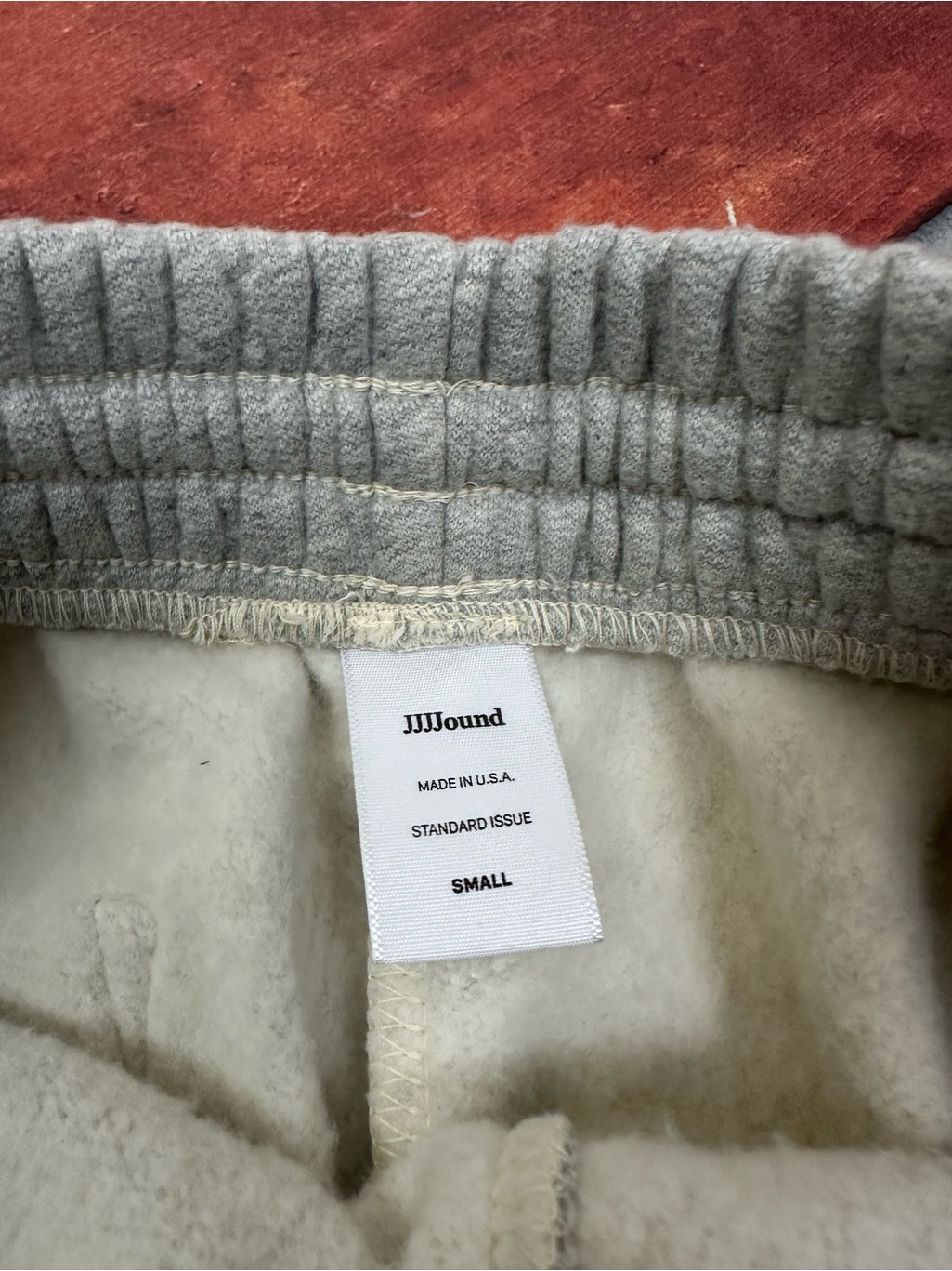 Jjjjound Men's Drawstring Sweat Shorts In Light Heather Gray — image 3 of 7